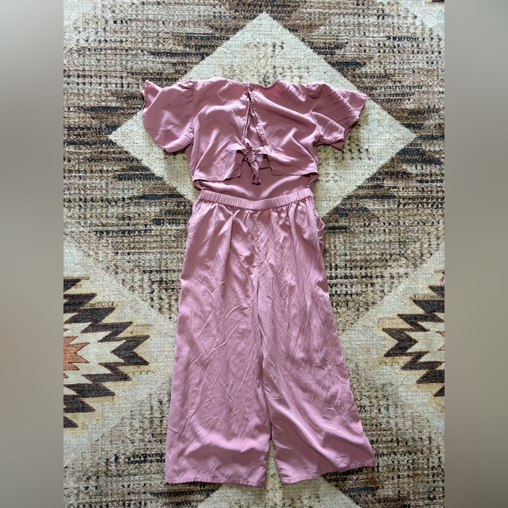 Nordstrom Girls XL Pink Jumpsuit - Picture 3 of 6